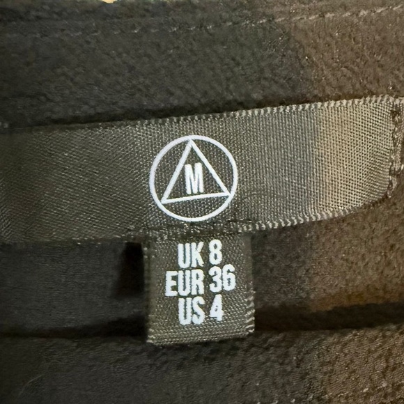 Missguided Black Off-Shoulder Wide-Leg Jumpsuit - Size US 4 / UK 8 / EUR 36 - Picture 6 of 7